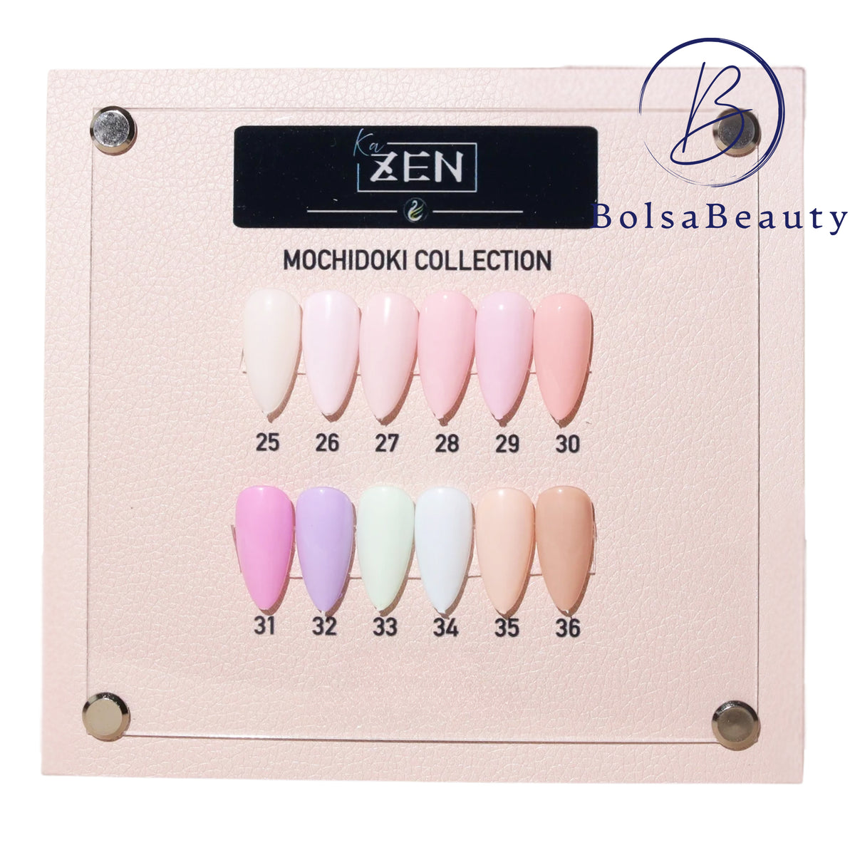 Zen - Builder Gel Mochidoki Full Set (#25 - #36) – BolsaBeauty