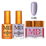 MD - Gel & Lacquer & Dip Trio (#K61 - #K120) - NEW 2025