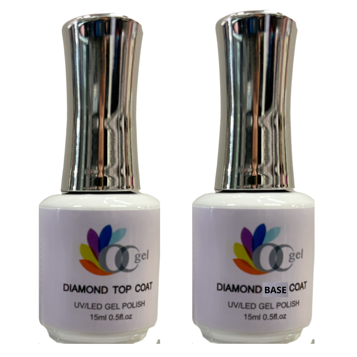 OCGel - Diamond Gel Base Top Coat (15ml) – BolsaBeauty Nail Supply