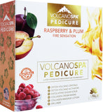 Volcano - Pedicura Spa 5 en 1 (Caja de 36 Cajas) - Frambuesa y Ciruela