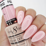 Cre8tion - Colores en gel de color rosa francés (n.° P01 a P28, n.° W1 a W4)
