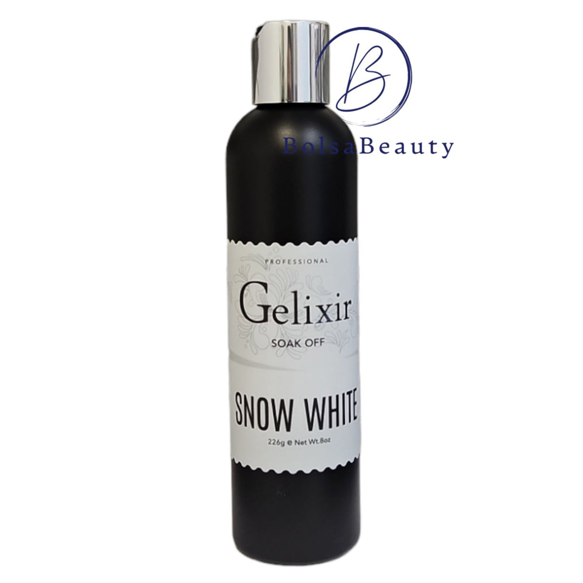 Gelixir - Black Night, Snow White Refill (8oz) – BolsaBeauty Nail