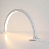 Ikonna - Lámpara de mesa en forma de media luna para salón de uñas (varios colores)