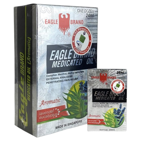Eagle Brand - Oil Lavender 24ml (White 12pcs)