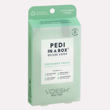 VOESH - Estuche Deluxe Spa 4 en 1, 50 paquetes, pepino fresco