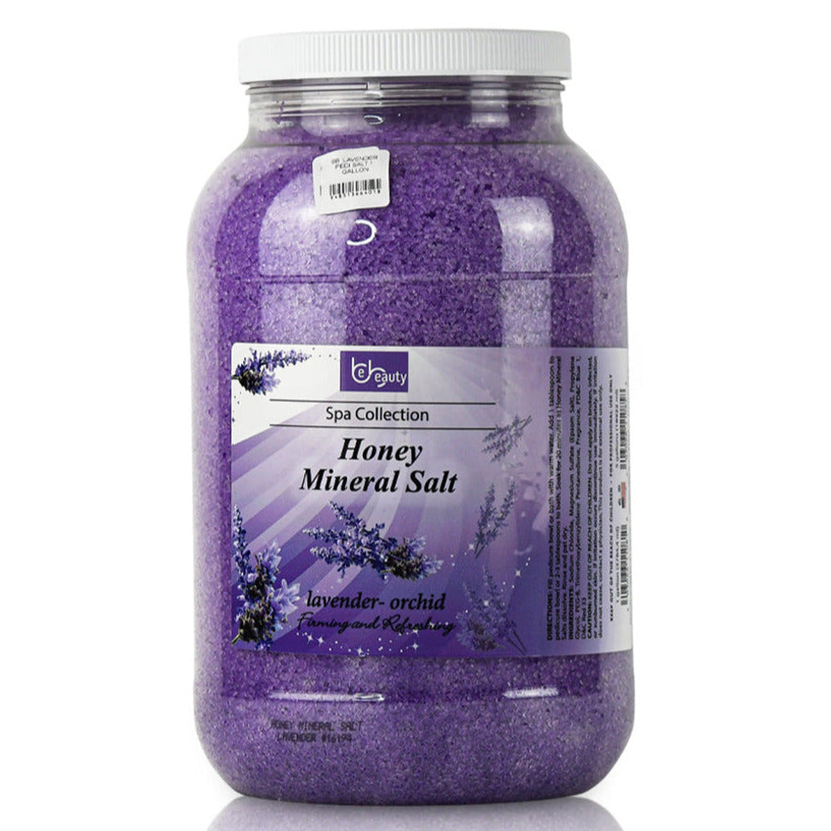 BeBeauty - Honey Mineral Salt - Lavender Orchid (Gallons