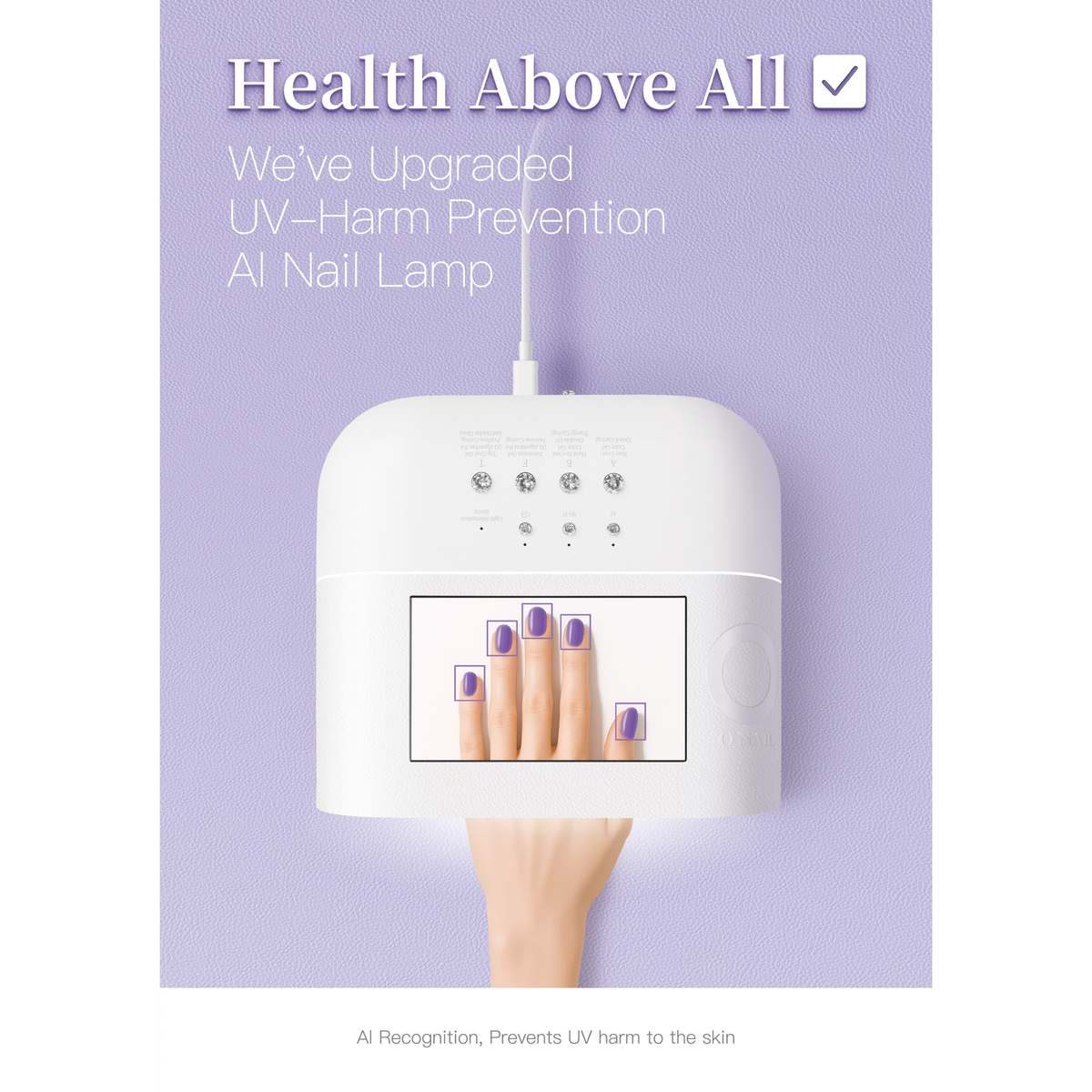 ONail - AI Technology Corded Lamp (Purple) - NEW 2025
