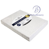 Cre8tion - Lima de uñas gigante, 50 unidades (blanca/cebra)