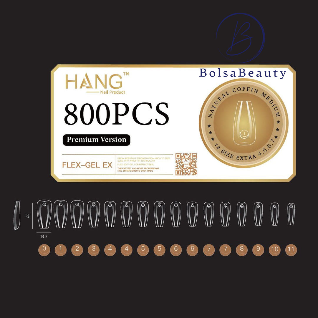 Hang - Soft Gel Ex Tips Coffin – BolsaBeauty Nail Supply