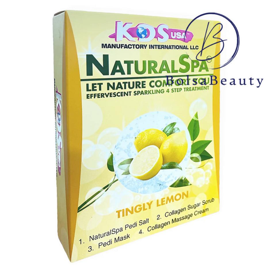 KDS - Pedicure Deluxe 4in1 (Case 88 Boxes) - Tingly Lemon