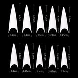 Cre8tion - 14 puntas de uñas con formas especiales (500/600 piezas)