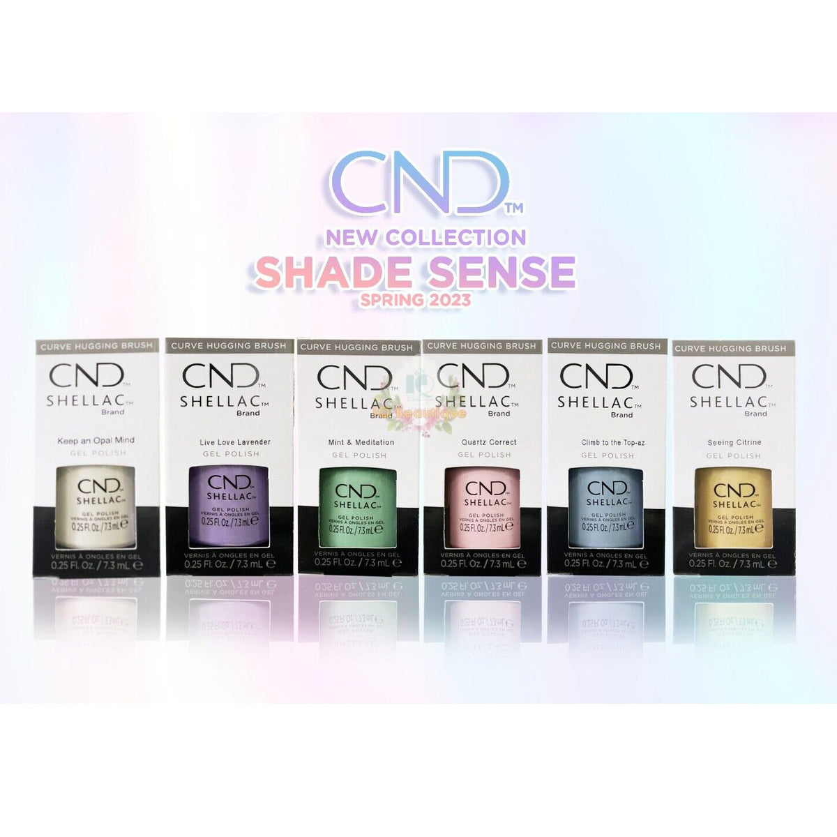 CND Shellac - Shade Sense Spring 2023 (Full set 6 colors) – BolsaBeauty  Nail Supply