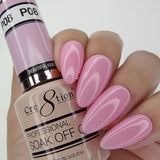 Cre8tion - Colores en gel de color rosa francés (n.° P01 a P28, n.° W1 a W4)