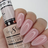 Cre8tion - Colores en gel de color rosa francés (n.° P01 a P28, n.° W1 a W4)