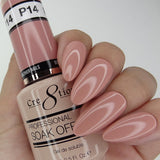 Cre8tion - Colores en gel de color rosa francés (n.° P01 a P28, n.° W1 a W4)