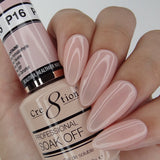 Cre8tion - Colores en gel de color rosa francés (n.° P01 a P28, n.° W1 a W4)