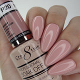 Cre8tion - Colores en gel de color rosa francés (n.° P01 a P28, n.° W1 a W4)
