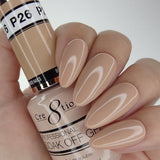 Cre8tion - Colores en gel de color rosa francés (n.° P01 a P28, n.° W1 a W4)