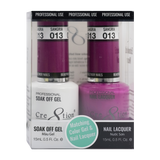 Cre8tion - Dúo sólido de gel y laca (n.° 01 - n.° 50)