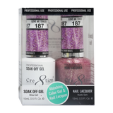 Cre8tion - Gel & Lacquer Glitter Duo (#145 - #216)