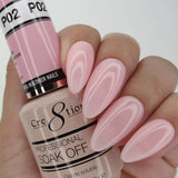 Cre8tion - Colores en gel de color rosa francés (n.° P01 a P28, n.° W1 a W4)