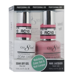 Cre8tion - Dúo rústico de gel y laca (n.º 1 al n.º 45)