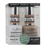 Cre8tion - Dúo rústico de gel y laca (n.º 1 al n.º 45)