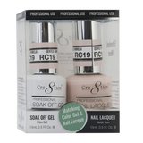 Cre8tion - Dúo rústico de gel y laca (n.º 1 al n.º 45)