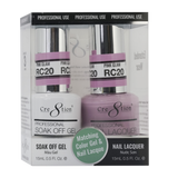 Cre8tion - Dúo rústico de gel y laca (n.º 1 al n.º 45)