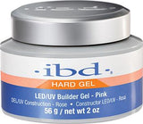 IBD - Hard Builder Gel 2oz (Clear, Pink, Natural, White, French)