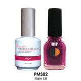 LECHAT PERFECT MATCH DUO SOAK OFF GEL POLISH & NAIL LACQUER 0.5oz (PMS01~50) - EverYNB