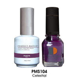 LECHAT PERFECT MATCH DUO SOAK OFF GEL POLISH & NAIL LACQUER 0.5oz (PMS101~150) - EverYNB