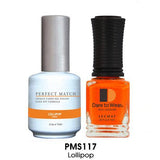 LECHAT PERFECT MATCH DUO SOAK OFF GEL POLISH & NAIL LACQUER 0.5oz (PMS101~150) - EverYNB