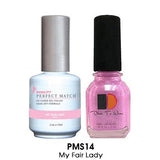 LECHAT PERFECT MATCH DUO SOAK OFF GEL POLISH & NAIL LACQUER 0.5oz (PMS01~50) - EverYNB