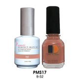 LECHAT PERFECT MATCH DUO SOAK OFF GEL POLISH & NAIL LACQUER 0.5oz (PMS01~50) - EverYNB