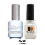 LECHAT PERFECT MATCH DUO SOAK OFF GEL POLISH & NAIL LACQUER 0.5oz (PMS01~50) - EverYNB