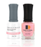 LECHAT PERFECT MATCH DUO SOAK OFF GEL POLISH & NAIL LACQUER 0.5oz (PMS01~50) - EverYNB