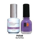 LECHAT PERFECT MATCH DUO SOAK OFF GEL POLISH & NAIL LACQUER 0.5oz (PMS01~50) - EverYNB
