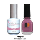 LECHAT PERFECT MATCH DUO SOAK OFF GEL POLISH & NAIL LACQUER 0.5oz (PMS01~50) - EverYNB