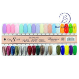 Cre8tion - Detail Nail Art Gel - Full Set 3 Charts (92 New Colors)