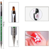 BolsaBeauty - Nail Art Liner Brush Pen Dotting (Set 5pcs)