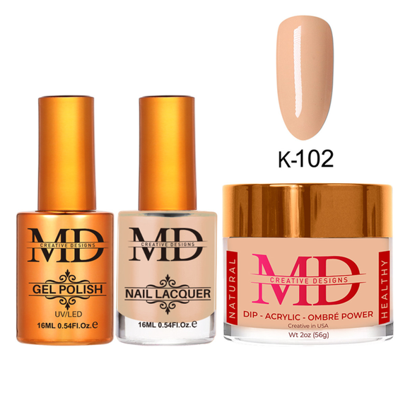 MD - Gel & Lacquer & Dip Trio (#K61 - #K120) - NEW 2025