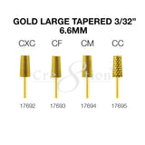 Cre8tion - Gold Carbide - Large Tapered - 3/32