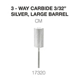 Cre8tion - Carbide Silver - Small & Large - 3/32 - 3-Way