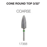 Cre8tion - Cone Round Top - Nail Filing Bit - 3/32