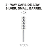 Cre8tion - Carbide Silver - Small & Large - 3/32 - 3-Way