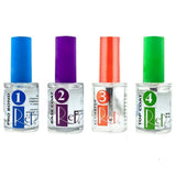 Red - Dip System: Bond, Base, Activator, Top (15ml)