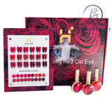 Hang - Blooming RED Cat Eye Full Set 18 Colors (#181 - #198)