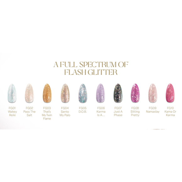 Apres - Astral Gel Couleur Set 10pcs - Flash Glitter (#FG01 - #FG10)