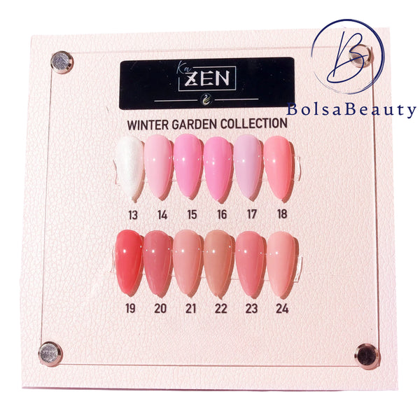 Zen - Builder Gel Winter Garden Full Set (#13 - #24) – BolsaBeauty